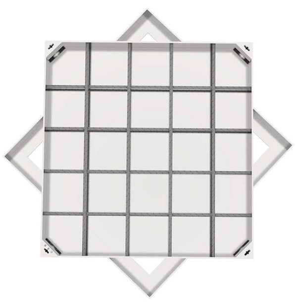 秀峰不锈钢方井展示